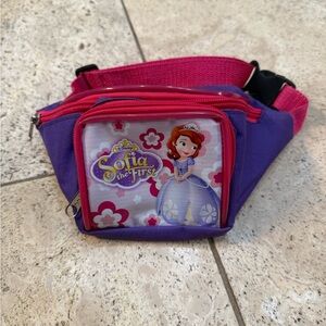 Disney Sofia the First Toddler Little Girls Kids Belt Bag Fanny Pack